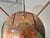 Chandelier in Copper Brass and Colored Glass 4 Copper Cones For Sale - Image 15 of 18
