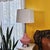 Pair of Vintage Pink Ceramic Table Lamps in Mid-Century Modern Atomic Style -After Gordon Martz For Sale - Image 17 of 18