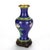Chinese Antique Chinese Cloisonne Enameled Floral Vase With Peony & Wood Base C1930 For Sale - Image 3 of 8