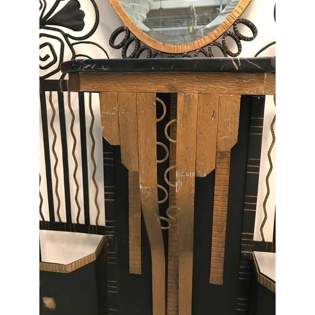 French Art Deco Hall Tree in Edgar Brandt Style For Sale - Image 11 of 13