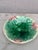 German Majolica Butter Pat with Leaf, circa 1900.