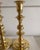 Vintage Baldwin Solid Brass Candlesticks, Pair, Usa, Late 20th Century For Sale - Image 4 of 9