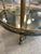 Round Brass and Smoked Glass Serving Trolley, 1970s For Sale - Image 10 of 12