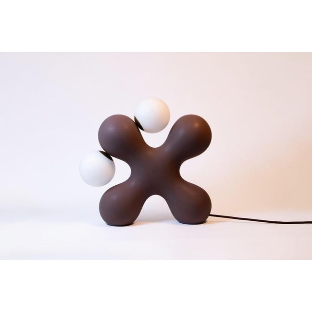 Ceramic Tabono Table Lamp in Ceramic by Soheila Mahmoodi For Sale - Image 7 of 14