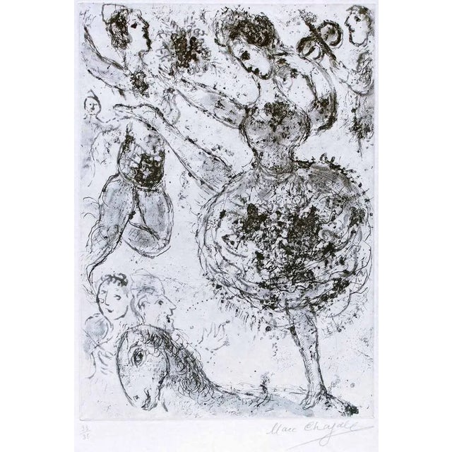 Marc Chagall, La Grande Danseuse, Etching, 1967 For Sale - Image 4 of 4