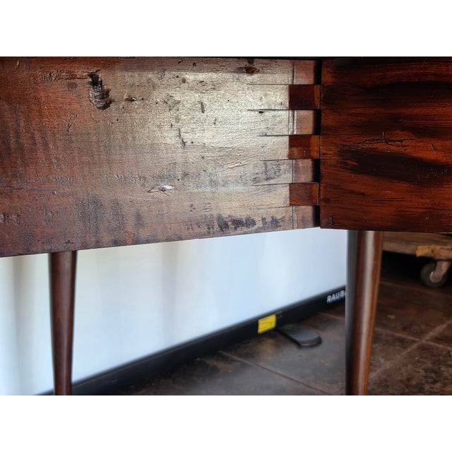 American Chippendale 18th Century Gate Leg table. Original patina and in very good working order. No warping solid and...