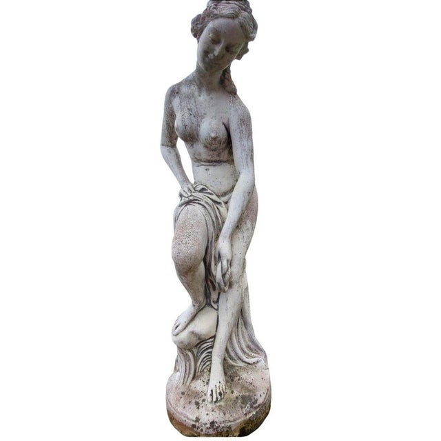 1950s Sculpture of Venus Bathing, 1950, Stone For Sale - Image 5 of 13