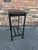 English Iron Side Table W/Antique Top For Sale - Image 3 of 8