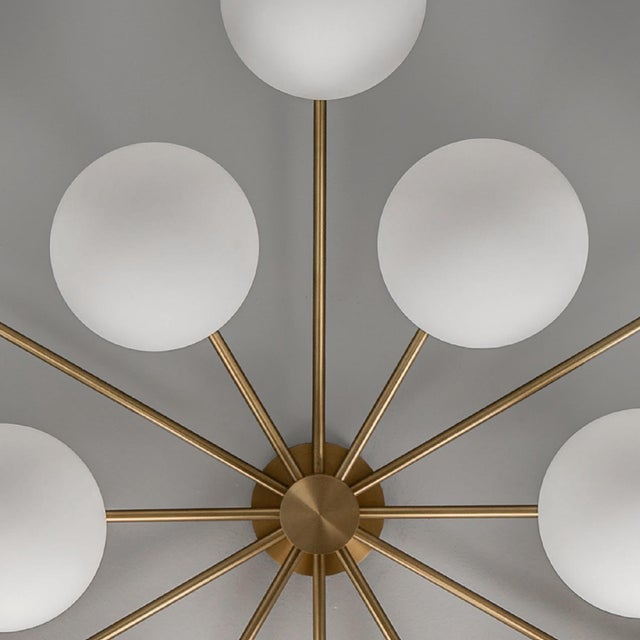 Offered by Schwung The crystalline clarity of the translucent sphere gifts a spontaneous, ethereal quality, aided by...