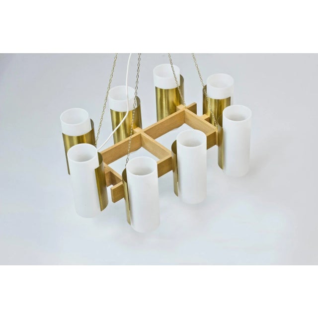 Chandelier by Sten Carlquist for Hans-Agne Jakobsson AB, 1950s For Sale - Image 4 of 14