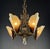 A striking example of American Art Deco lighting, this authentic Mid West Manufacturing “Soleure” Series 5-light...