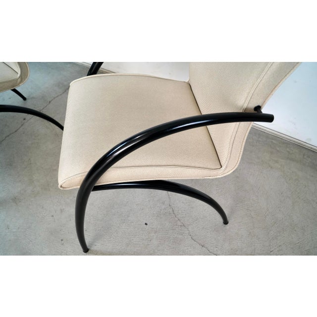 1990’s Postmodern Armchairs - A Pair For Sale - Image 11 of 12