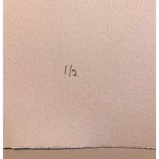 Joe Novak, Abstract Color Field Red Purple Gradient Aquatint Etching California Minimalism, 2001 For Sale In Miami - Image 6 of 8