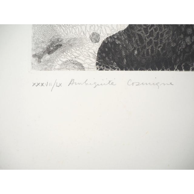 Jean-Marie Albagnac, Cosmic Ambiguity, Original Etching For Sale - Image 4 of 7