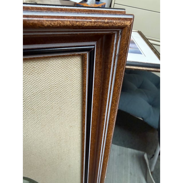 Cal-Mode Fine Furniture Question of Pace Polo Scene, Framed For Sale In San Francisco - Image 6 of 12