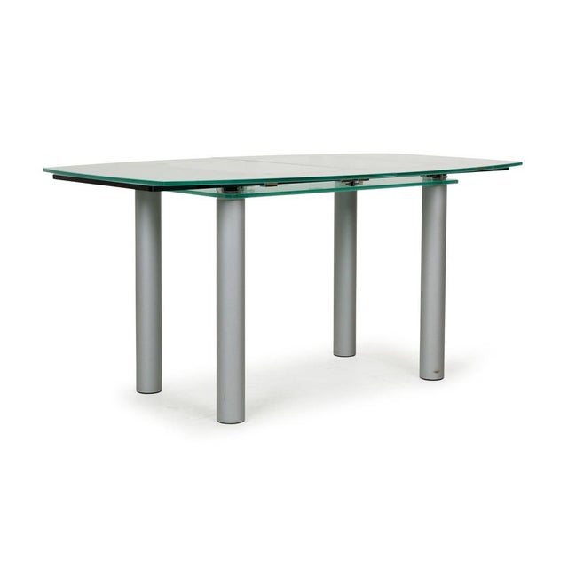 Pescara Glass Dining Table from Völker Design For Sale - Image 13 of 13