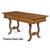 Thomasville Restored Thomasville English Regency Style Pecan Desk or Console With Drawers For Sale - Image 4 of 14