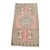 Modern Desi,gner Muted Pink Color Mini Rug For Sale