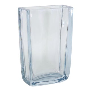 1950s Tall Strömbergshyttan Swedish Modern Glass Vase For Sale