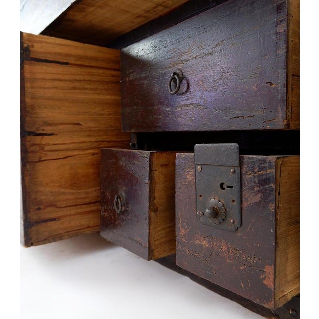 Wood Antique Japanese Todana Tansu For Sale - Image 7 of 16