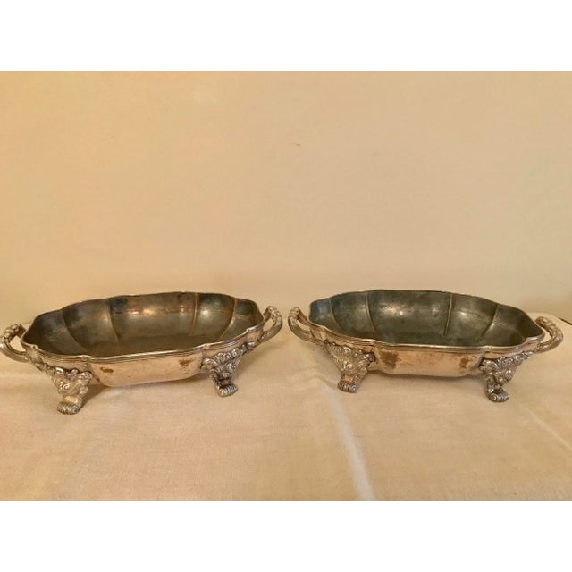 Silver Over Copper Serving Dishes - a Pair For Sale - Image 12 of 12