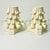 A gorgeous pair of plaster Bookends crafted after Corinthian Italian Roman Empire architectural corbels. These are large...