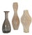 Murano Mezza Filigrana Art Glass White and White and Black Pin Stripe Swirl Vases- Set of 3 For Sale In New York - Image 6 of 18