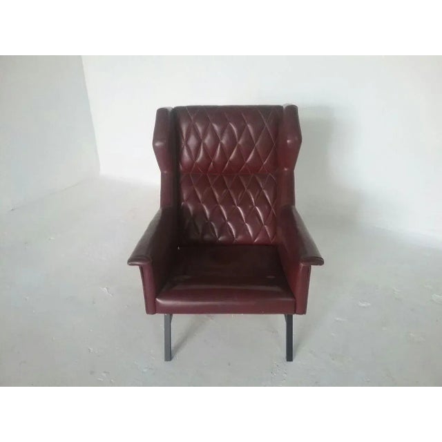 Mid-Century Modern Bordeaux Armchair, 1960s For Sale - Image 3 of 13