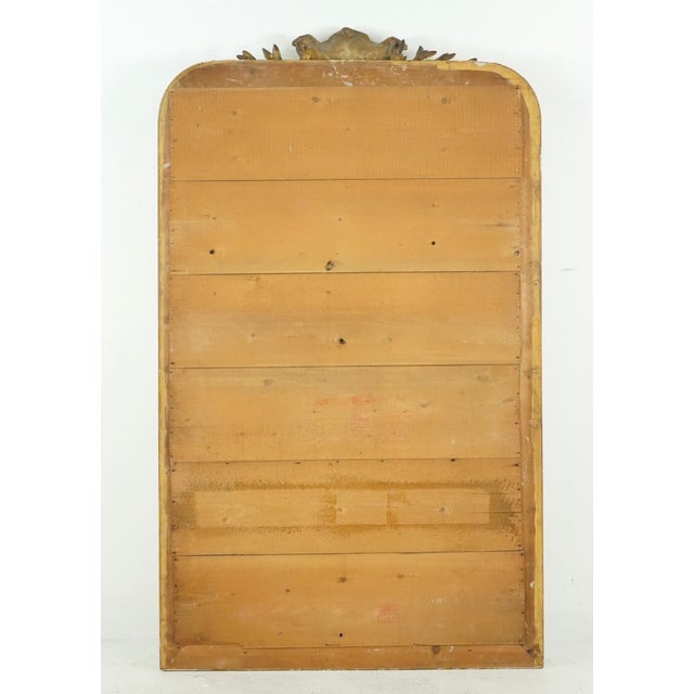 Antique French Louis Philippe Giltwood Mirror For Sale - Image 11 of 12