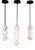 Raim Pendant Lamps by United Alabaster, Set of 3 For Sale