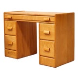 Mid 20th Century Rustic Maple Desk For Sale