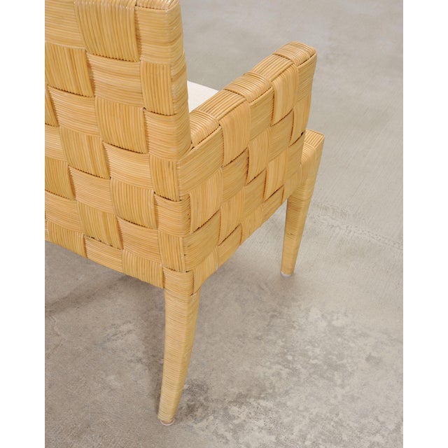 Set of Twelve John Hutton Donghia Block Island Cane Dining Chairs For Sale - Image 18 of 18