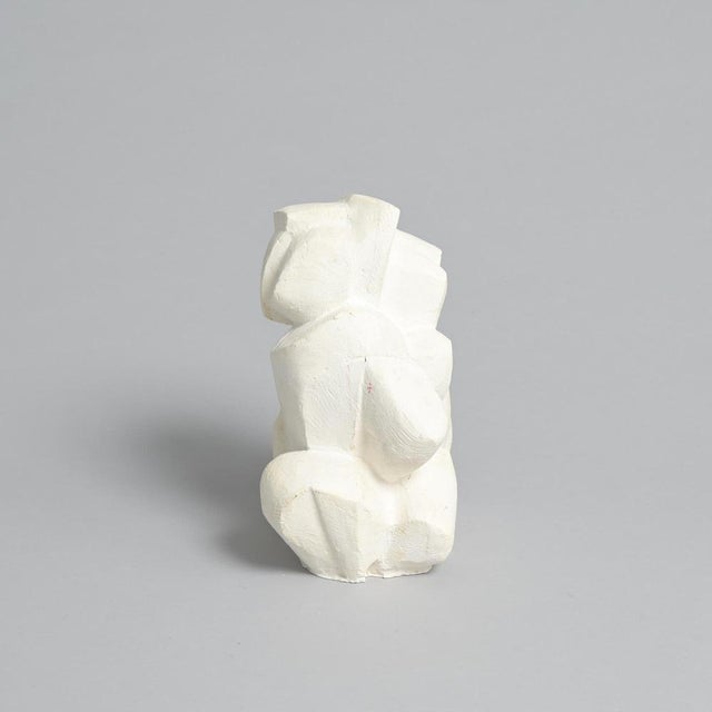 White Abstract Plaster Sculpture by Jan Keustermans For Sale - Image 8 of 18
