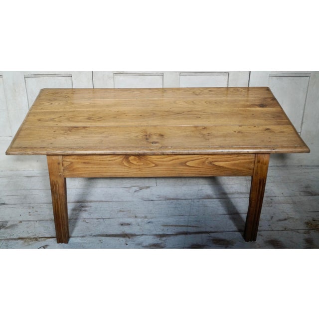 Brown French Chestnut Occasional Table, 1900s For Sale - Image 8 of 9