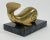 Vintage Brass Whale Marble Base Paper Weight For Sale - Image 4 of 7