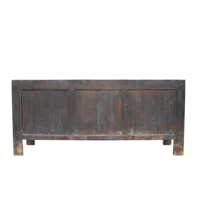 Vintage Hand Made Reclaimed Wood Sideboard Cabinet 31 For Sale - Image 11 of 12