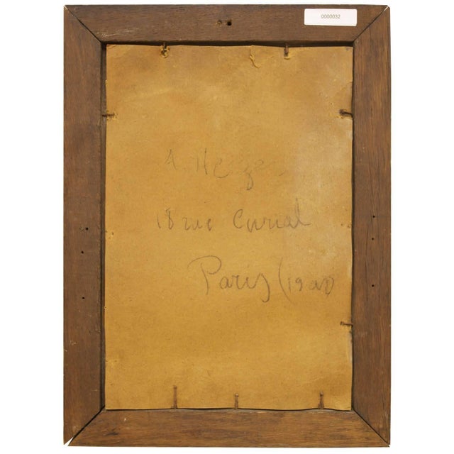 Expressionism Arieh Merzer, Carnavale, Avant Garde Carricature Plaque, Paris, 1931 For Sale - Image 3 of 5