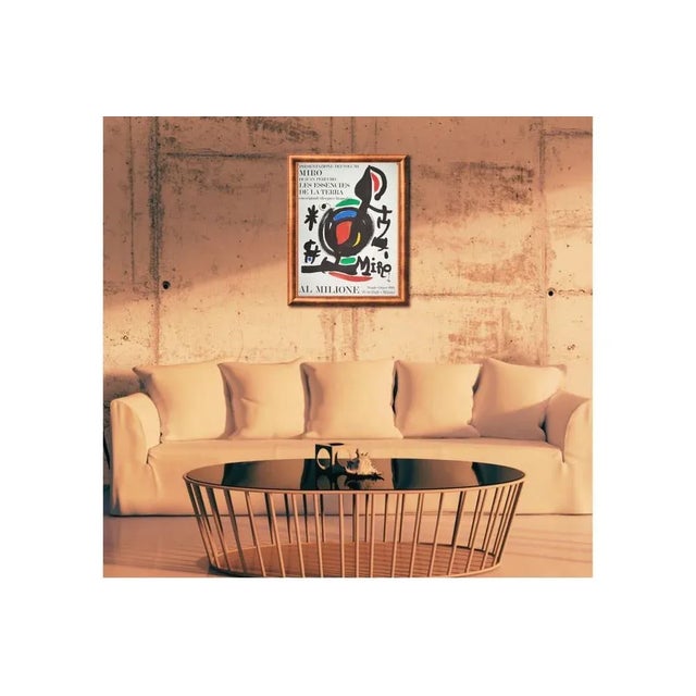 Joan Miro, Galleria Il Milione: Presentation of the Volumes by Juan Perucho, 1969, Lithograph, Framed For Sale - Image 4 of 5