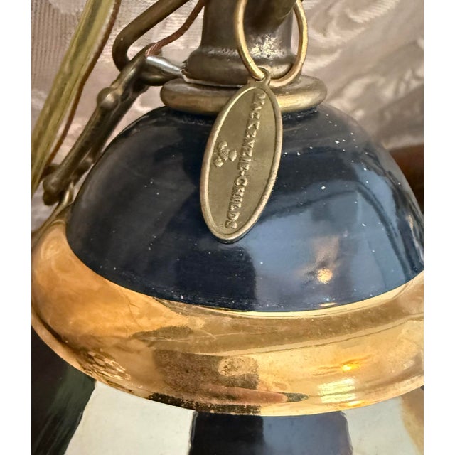 Children's Authentic MacKenzie-Childs Courtly Check Pendant Lights For Sale - Image 3 of 3