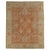 Antique Oushak Carpet, Handmade Oriental Rug, Coral Field, Gold, Ivory Border For Sale - Image 18 of 18