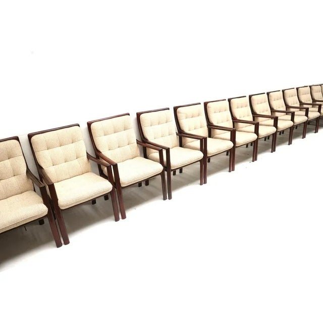 Vintage Armchairs from Lübke, 1970s, Set of 15 For Sale - Image 6 of 11