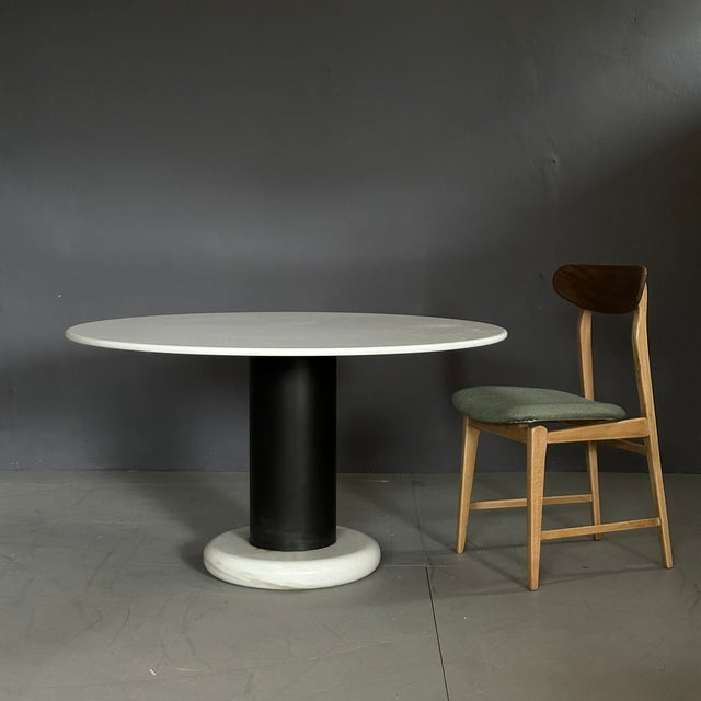 Loto Rosso Round Table by Ettore Sottsass for Poltronova For Sale - Image 13 of 13