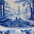 English Large Antique 19th Century Wedgwood Blue and White Transfer Meat Platter For Sale - Image 3 of 7