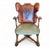 Brown Leather and Oak F 297 Wing Chair by Theo Ruth for Artifort, 1949 For Sale - Image 8 of 10