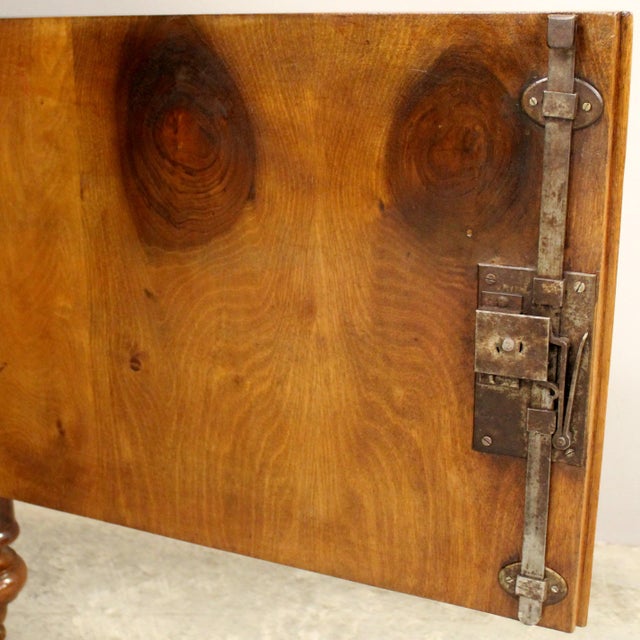 19th-Century Louis Philippe Italian Sideboard in Walnut For Sale - Image 14 of 16