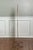 Free Standing Wrought Iron Arched Trellis With Weathered White Paint, 20th Century For Sale - Image 9 of 11
