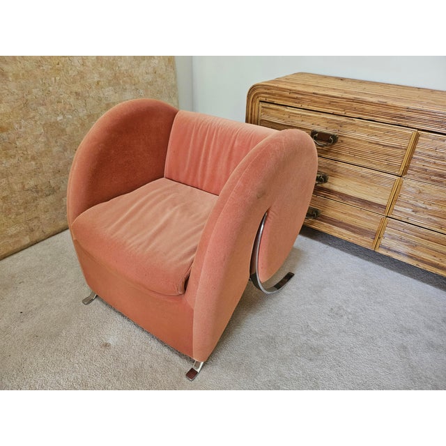 Pair of Vintage Virgola Chairs Attributed to Yaakov Kaufman for Arflex For Sale - Image 9 of 14