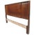 Full Size Vintage Walnut Headboard by Edmond J. Spence For Sale