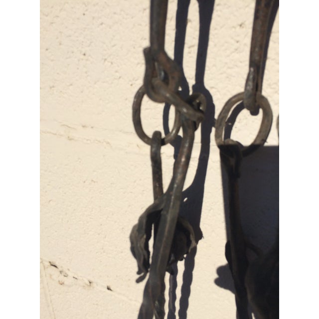 Black 18th Century Large French Tower Entry Light For Sale - Image 8 of 8