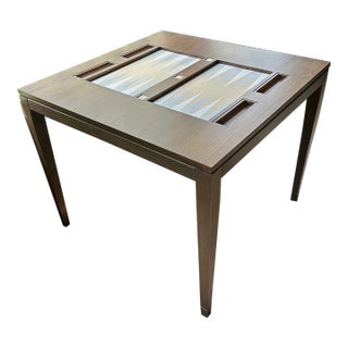 Oomph 36” Backgammon Table With Lucite Top For Sale
